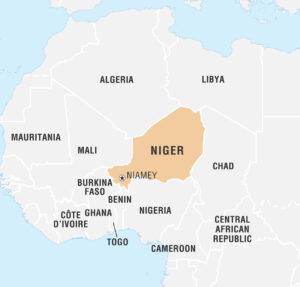 Map of Niger